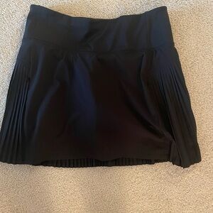 Athleta Black Pleated Skort